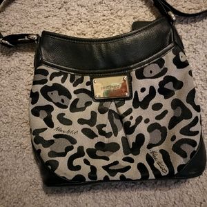 CLOSET CLEAN OUT Nine West leopard cross body bag